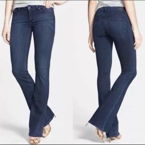 Paige Skyline Boot Medium Wash Bootcut Jeans Size 31P